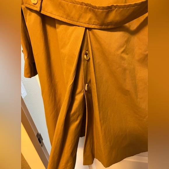 Mango trench coat - dark khaki, size medium, worn once - Picture 8 of 8